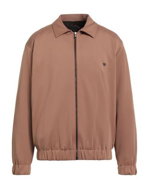 Man Jacket Camel Size L Polyester, Elastane