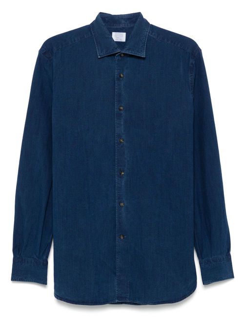 Mazzarelli cotton shirt - Blue