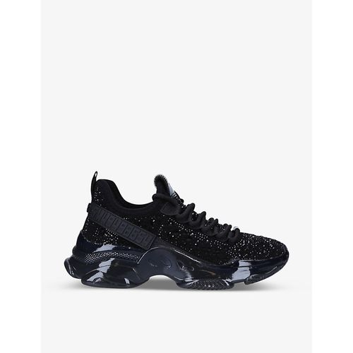 Womens Black Maxima R Studded Textile Trainers