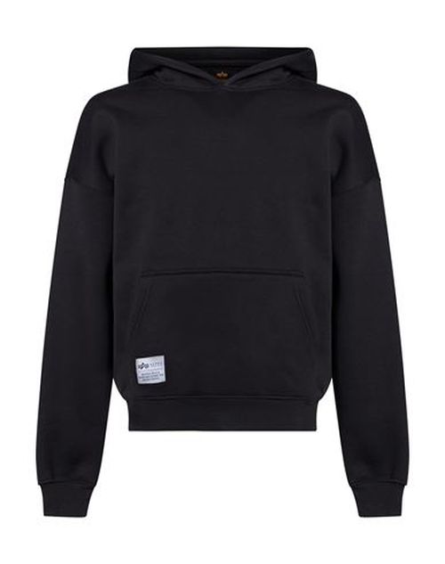 Man Sweatshirt Black Size M Cotton, Polyester