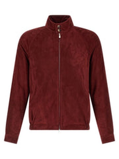 Lamb Leather Jacket — Burgundy