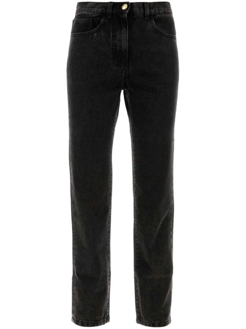 Logo-patch jeans - Black
