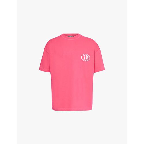 Mens Pink Hotel Logo-print Cotton-jersey T-shirt