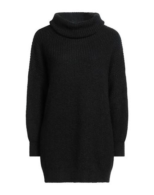 Woman Turtleneck Black Size ONESIZE Acrylic, Polyamide, Mohair wool