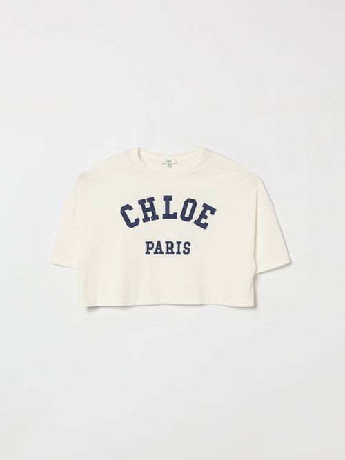 T-Shirt CHLOÉ Kids color White