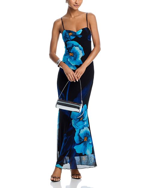 aqua maxi dress bloomingdales Aqua Women's Floral Maxi Dress - Exclusive - Multi - Size XL