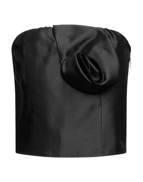 Woman Top Black Size 8 Polyester