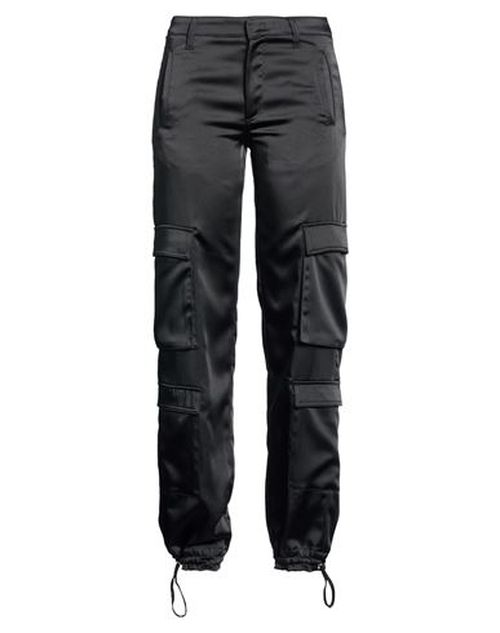 Woman Pants Black Size 25 Polyester, Elastane