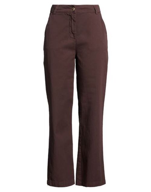 Woman Pants Chocolate brown Size 6 Cotton