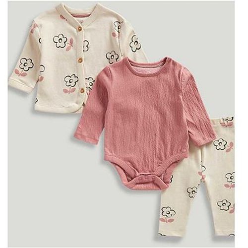 Mothercare Fresh Bloom Bodysuit Cardigan and Legging Set 6 - 9 Months (13)