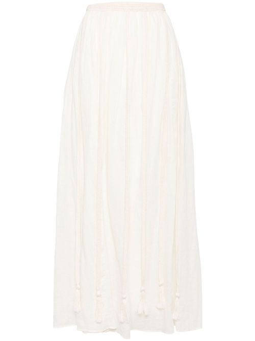 Corrine midi skirt - White