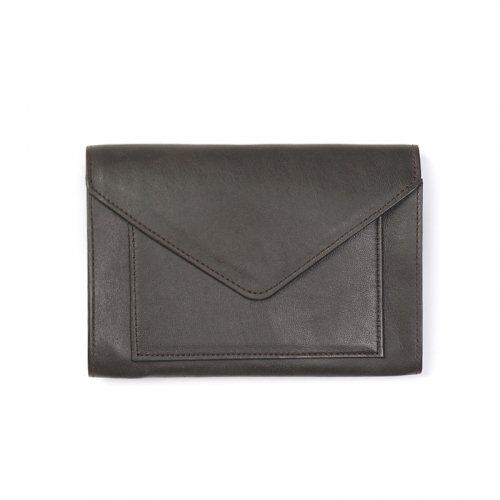 Passport travel wallet dark brown CPP02