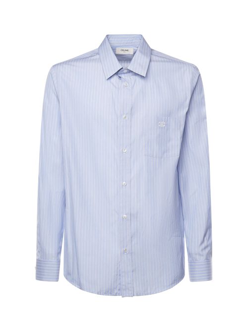 Shirts Craie/ciel/navy Cotton - Men