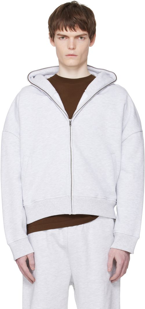 Gray Eternal Zip Hoodie