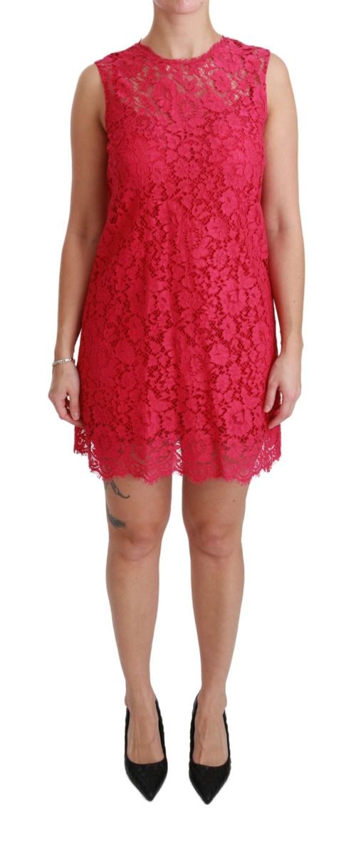 Floral Lace Dress — Pink