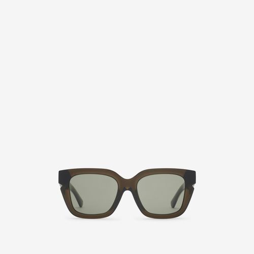 Inlaid Check Square Sunglasses