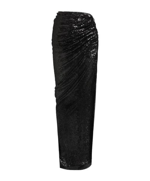 Sequin-embellished maxi skirt