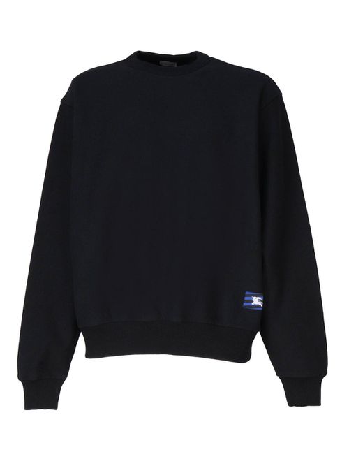 Logo Patch Crewneck Sweater
