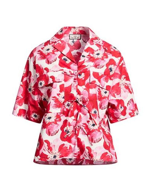 Woman Shirt Fuchsia Size 1 Cotton