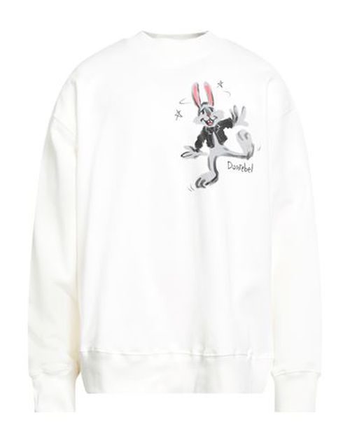 Man Sweatshirt White Size XS Cotton