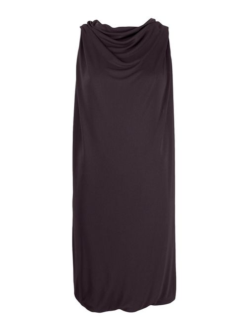 Cowl-neck minidress