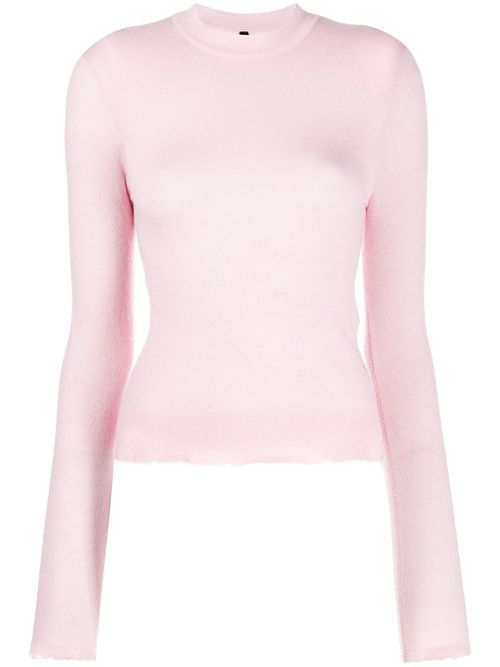 Destroyed detail jumper - Pink