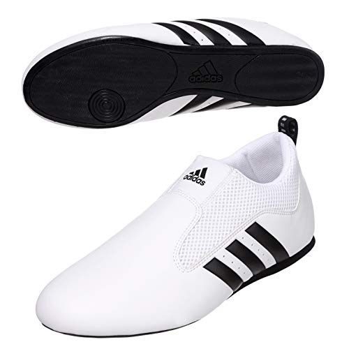Adidas Contestant Pro Ultralight Martial Arts Kung Fu Taekwondo Indoor Mat Training Shoes - White Black