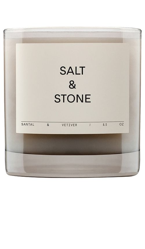 SALT & STONE Santal & Vetiver Candle in Beauty: NA