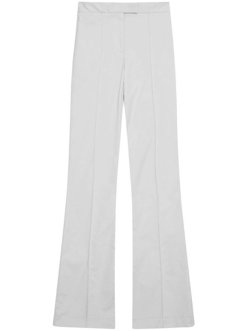 Carmine pleat-detail trousers - White