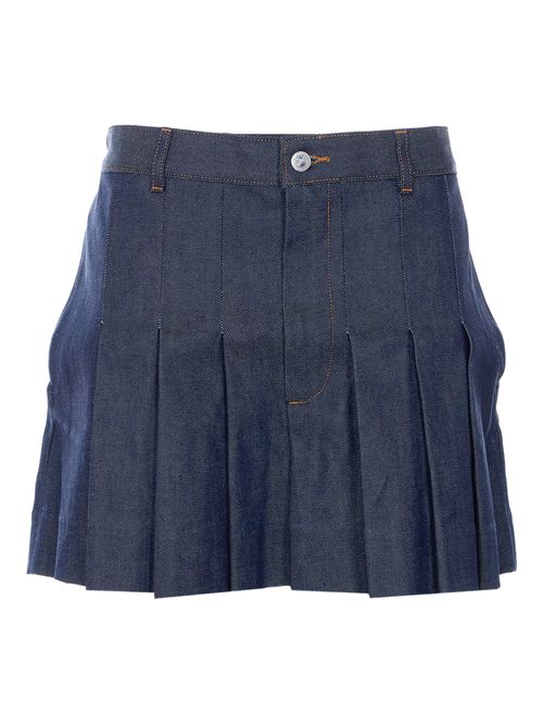A. p.c. Pleated Panel Skirt with Side Pockets