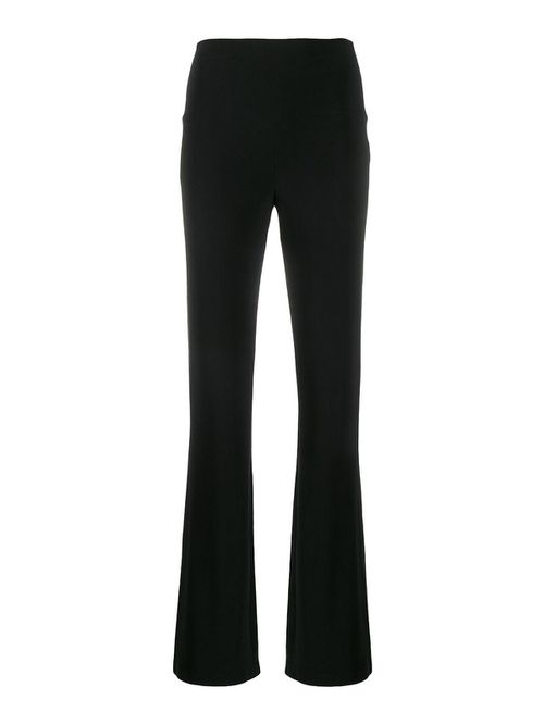 High-Waisted Straight Leg Trousers