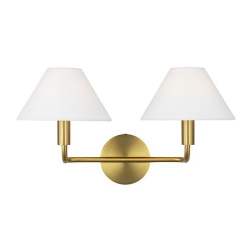 Burnished Brass Wall Sconce from the Colfax Collection