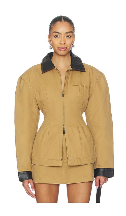 Bubish chaqueta de campo olivia en color bronce 6/XS también /M, 12/L