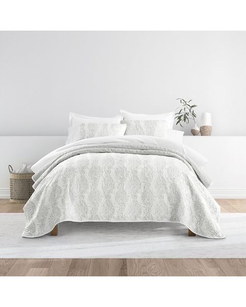 All Season Distressed Damask Rever