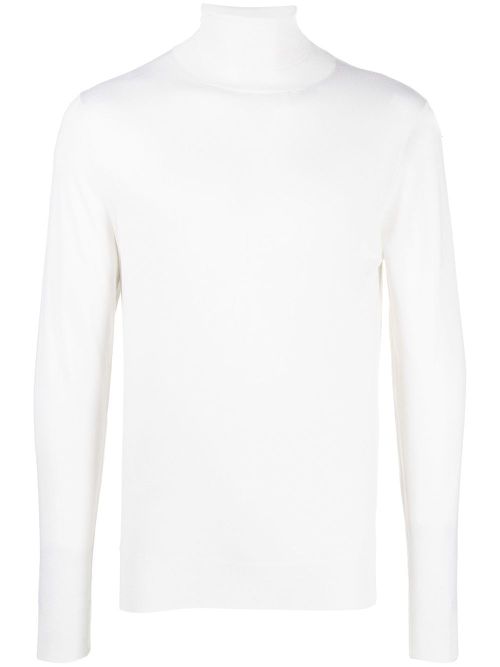 Slouch-body roll neck jumper - Neutrals
