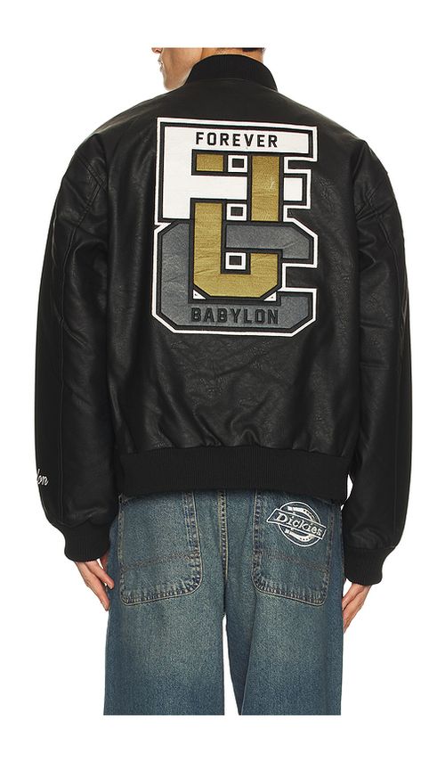 Babylon Forever Babylon Leather Jacket in Black. - L also in S, M, XL/1X