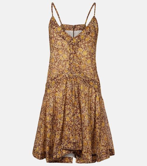 Danielle floral cotton voile minidress