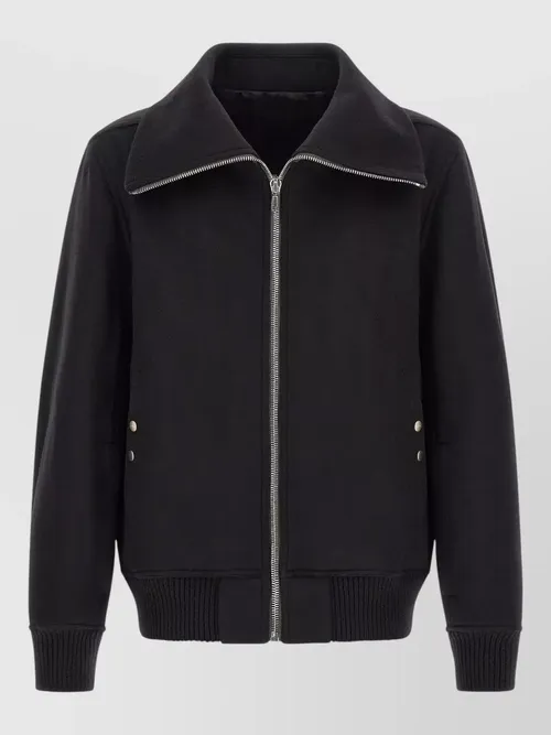 Rick Owens - dracuflight high collar bomber coat
