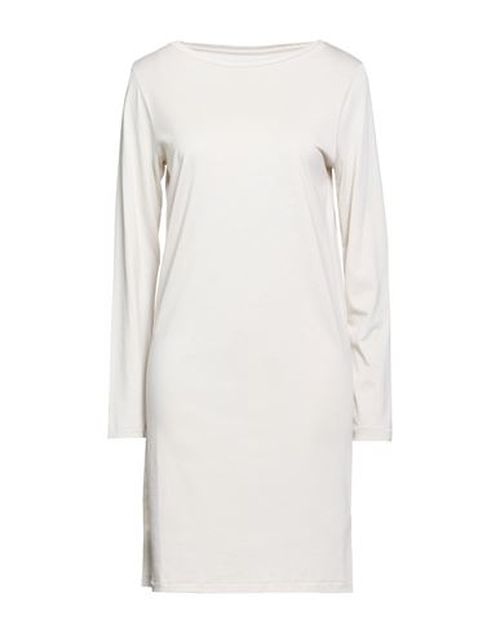 Woman Mini dress Light grey Size 1 Lyocell, Organic cotton