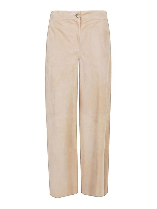 Suede Leather Trousers