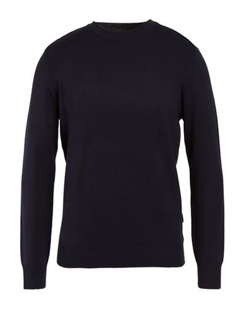 Man Sweater Midnight blue Size L Wool, Polyester, Polyamide, Acrylic, Viscose