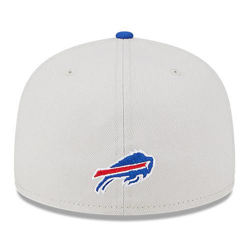 Men's Stone/Royal Buffalo Bills 2023 NFL Draft On Stage 59FIFTY Fitted Hat