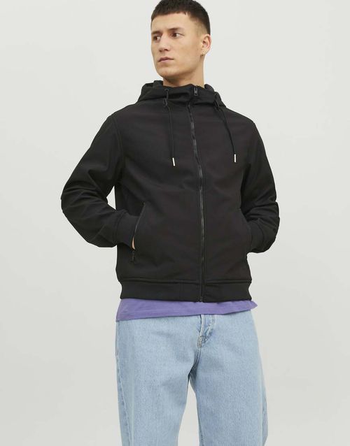 Softshell jacket in black