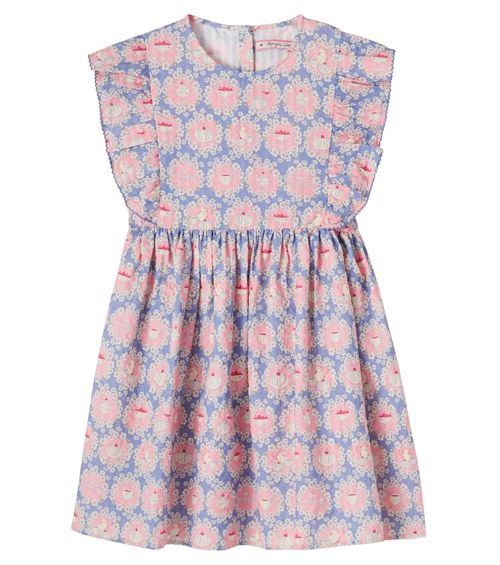Konges Sløjd Kim printed cotton seersucker dress