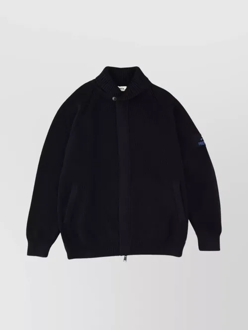 Premiata - ribbed collar jacket side pocket