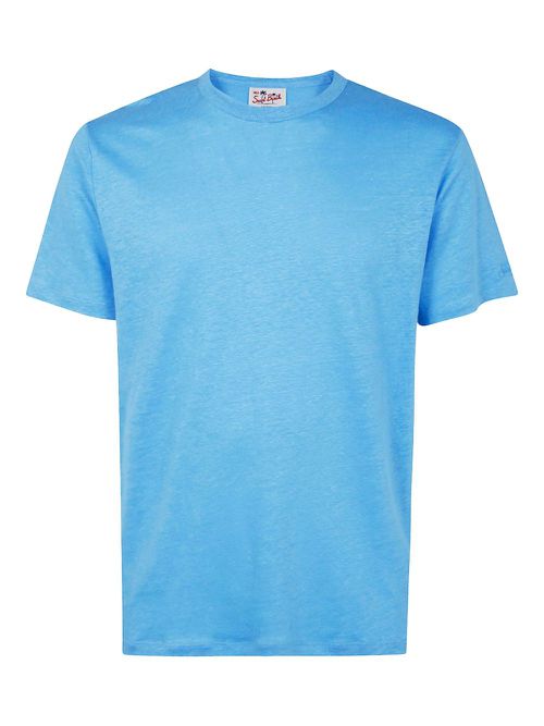 MC2 Saint Barth linen T-shirt - Blue