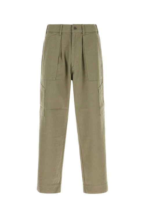 Cotton Trousers — Beige