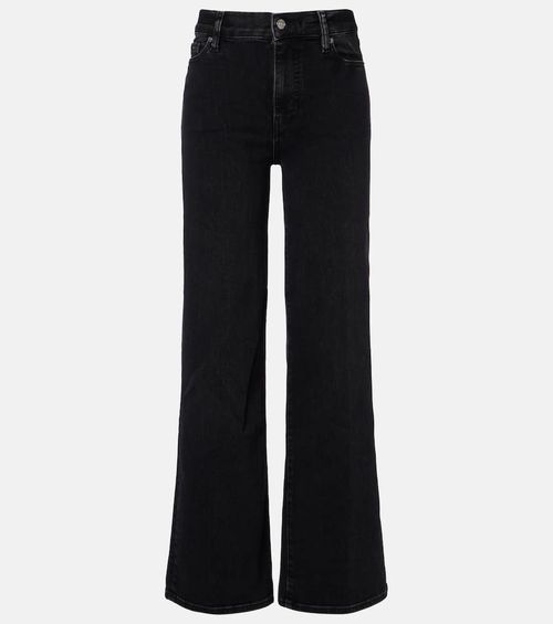 Le Slim Palazzo high-rise wide-leg jeans