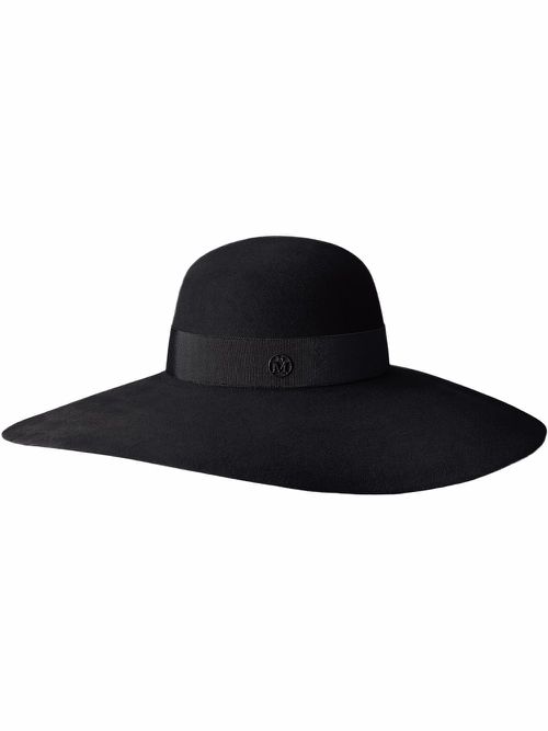 Blanche fur felt hat - Black