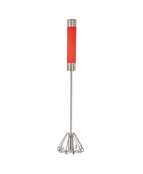 "Essentials 15"" Stainless Steel Miracle Whisk - Red"
